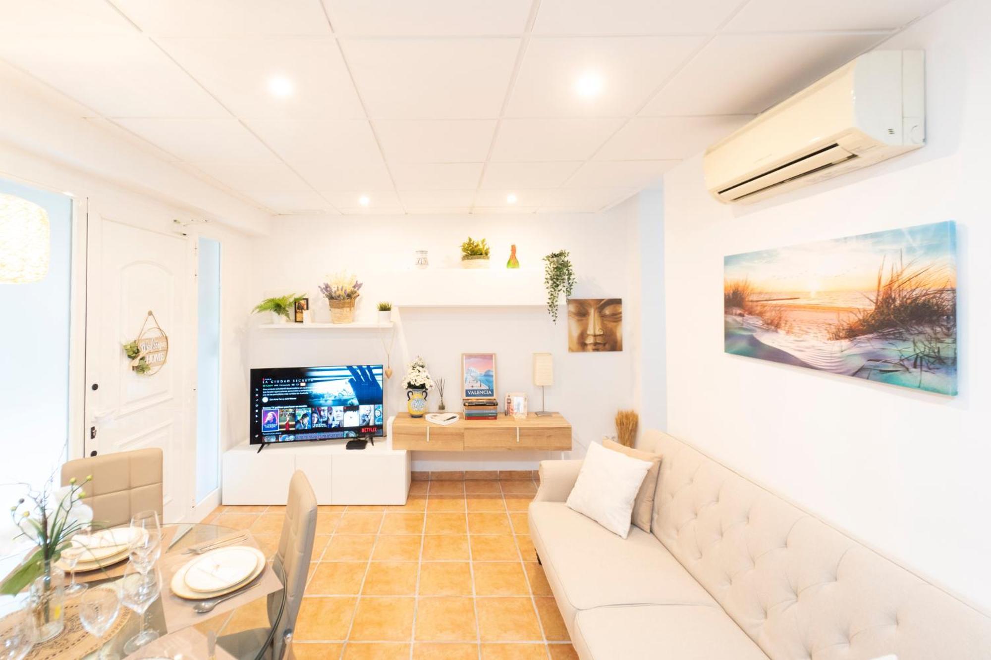 Lovely Apartment Near Beach & Science City Valencia Exterior foto